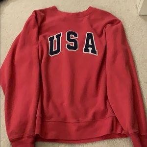 usa crew neck